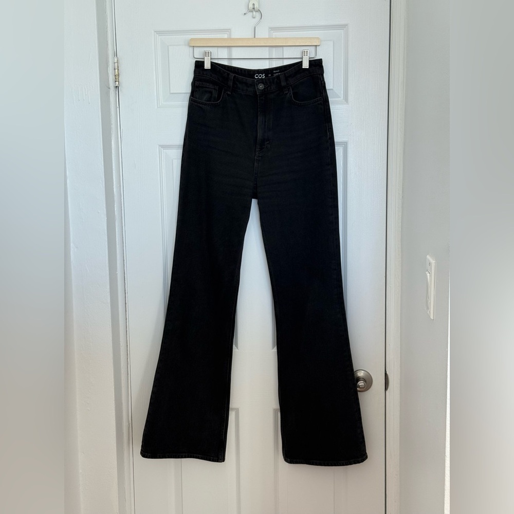 COS Women's Bootcut Black Jeans Size 28